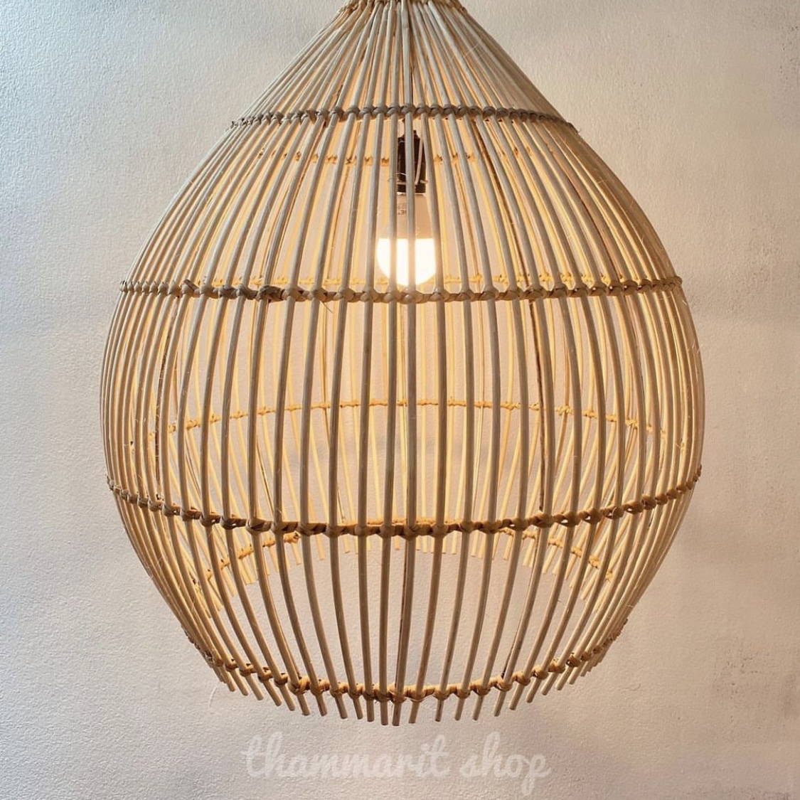 Onion Rattan Lamp